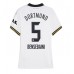 Borussia Dortmund Ramy Bensebaini #5 Tredjedrakt Dame 2024-25 Korte ermer